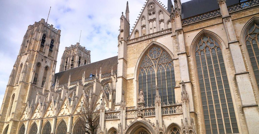St. Michael and St. Gudula Cathedral, Brussels, Brussels-Capital, Belgium